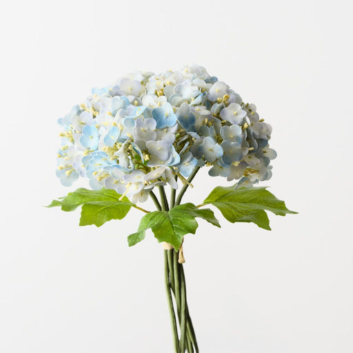 Artificial Hydrangea Bundle 26cm Light Blue - Pack of 6 - FLORA DESIGNS