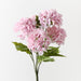 Artificial Hydrangea Bush 52cm Light Pink - Pack of 12 - FLORA DESIGNS
