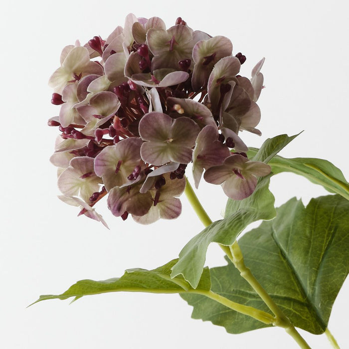 Artificial Hydrangea Spray 68cm Purple Green - Pack of 12 - FLORA DESIGNS