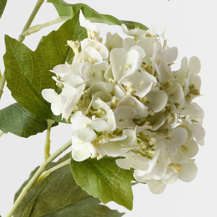 Artificial Hydrangea Spray 68cm White Green - Pack of 12 - FLORA DESIGNS