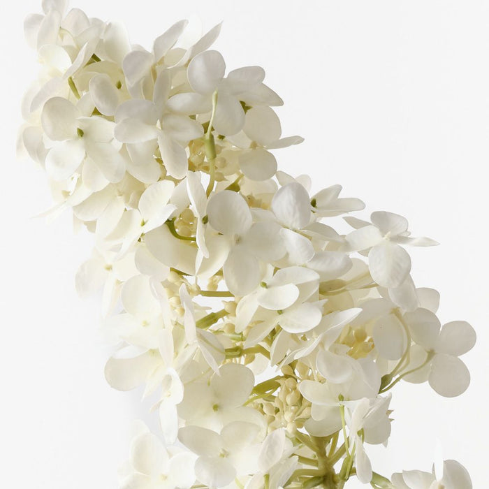 Artificial Hydrangea Cone 74cm White - Pack of 12 - FLORA DESIGNS