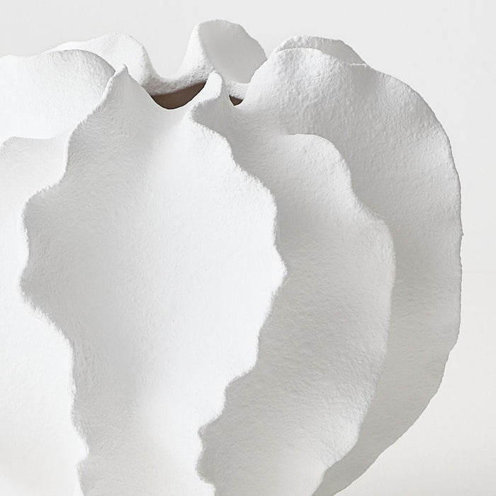 Vase Salento White 18cm x 20cm Pack of 2
