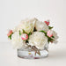 Peony Mix in Vase 33cm White Pink
