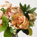 Rose Ranunculus Mix in Vase 35cm Coral