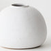 Kenji Bulb Vase White Sand 16cm - Set of 2