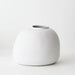 Kenji Bulb Vase White Sand 25cm - Set of 2