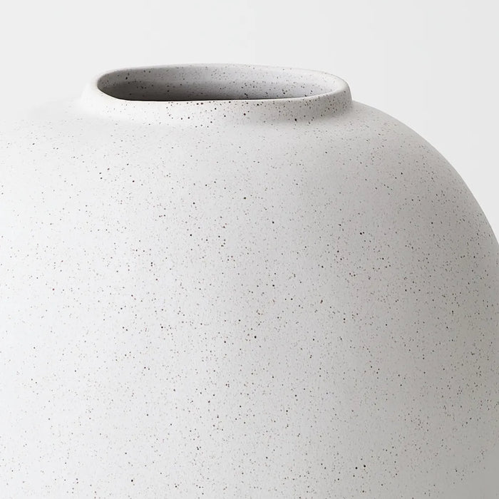 Kenji Bulb Vase White Sand 25cm - Set of 2