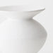 Kenji Flared Vase White Sand 22cm - Set of 2