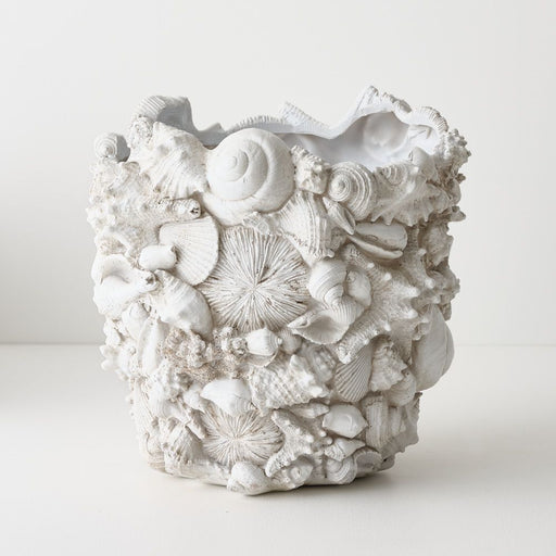 Monopole Pot 30cm White - FLORA DESIGNS