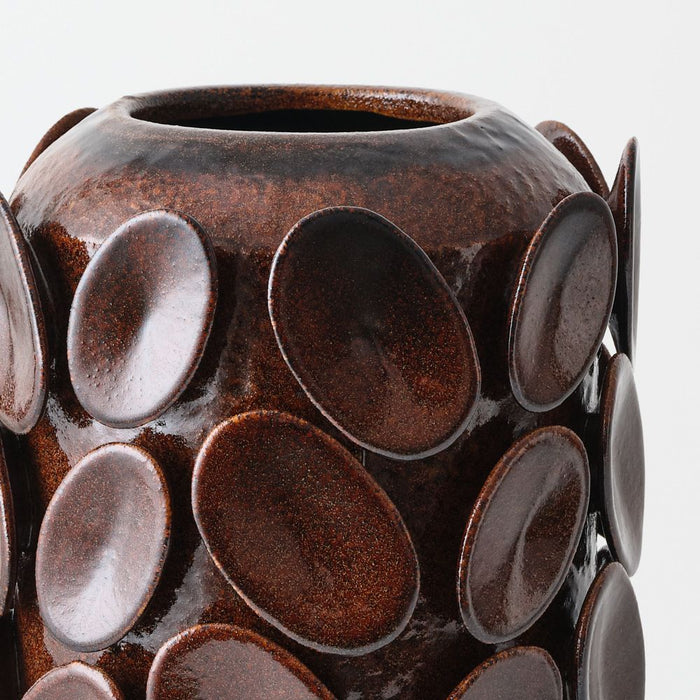 Olavo Vase 40cm Chocolate Brown - FLORA DESIGNS