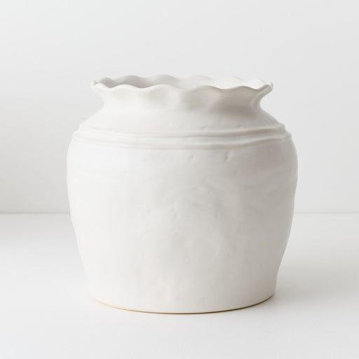 Favaro Pot 27cm White - Pack of 2 - FLORA DESIGNS