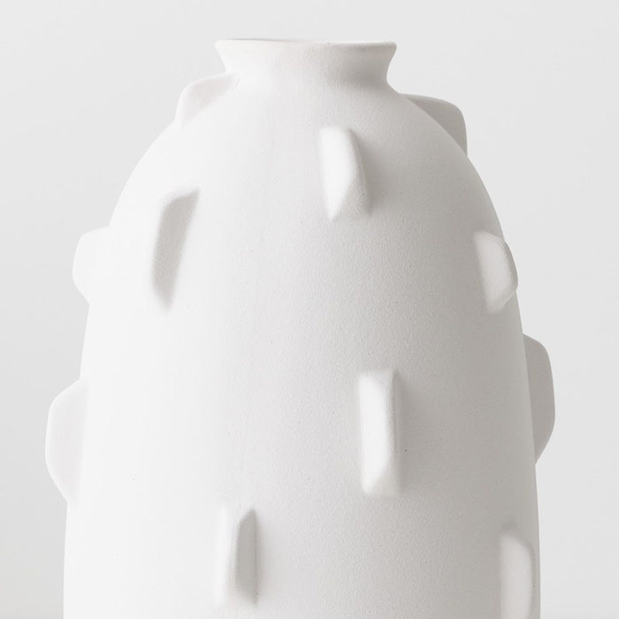 Trapani Vase 38cm Arctic White - Pack of 2 - FLORA DESIGNS