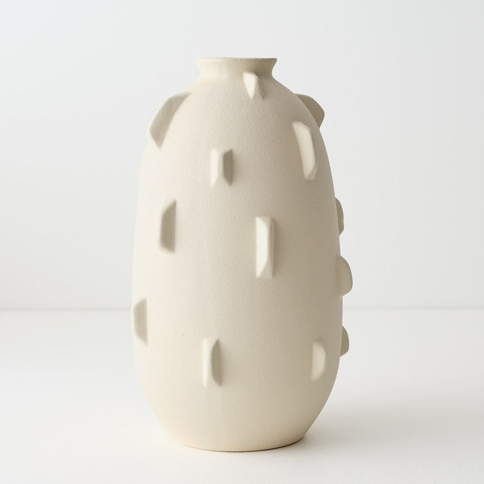 Trapani Vase 38cm Ivory - Pack of 2 - FLORA DESIGNS