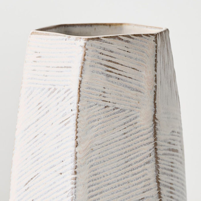 Tagami Vase 23cm Ivory - FLORA DESIGNS