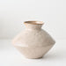 Natsuka Squat Vase 25cm Almond - FLORA DESIGNS