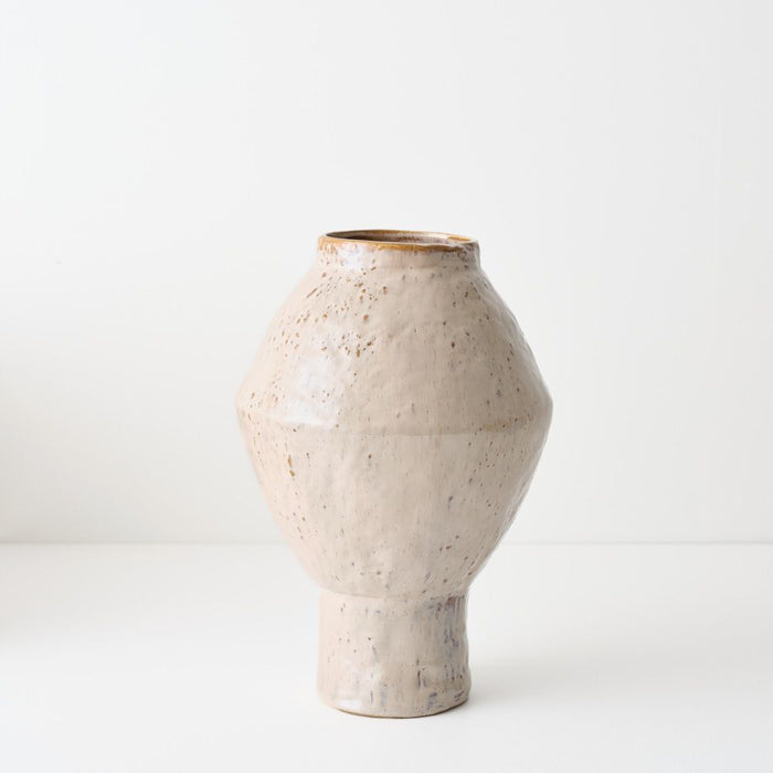 Natsuka Vase 33cm Almond - FLORA DESIGNS