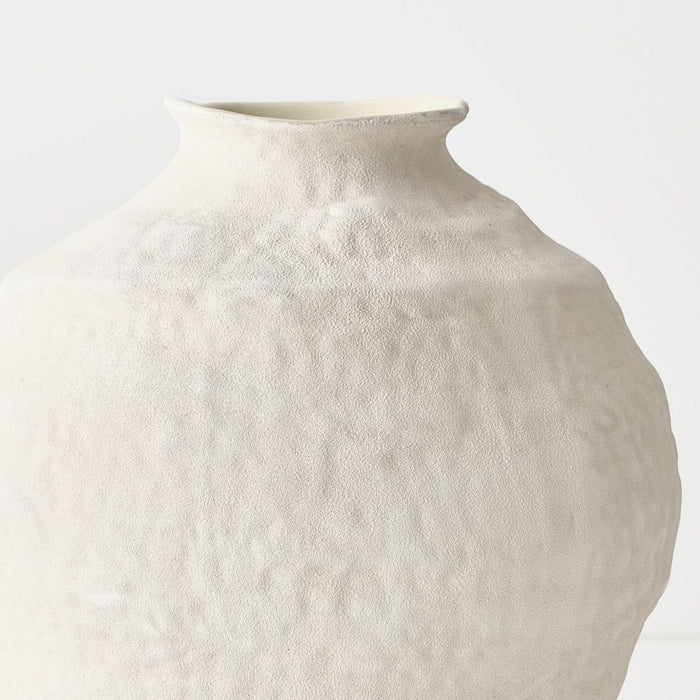 Sierra Pot 32cm Linen - FLORA DESIGNS