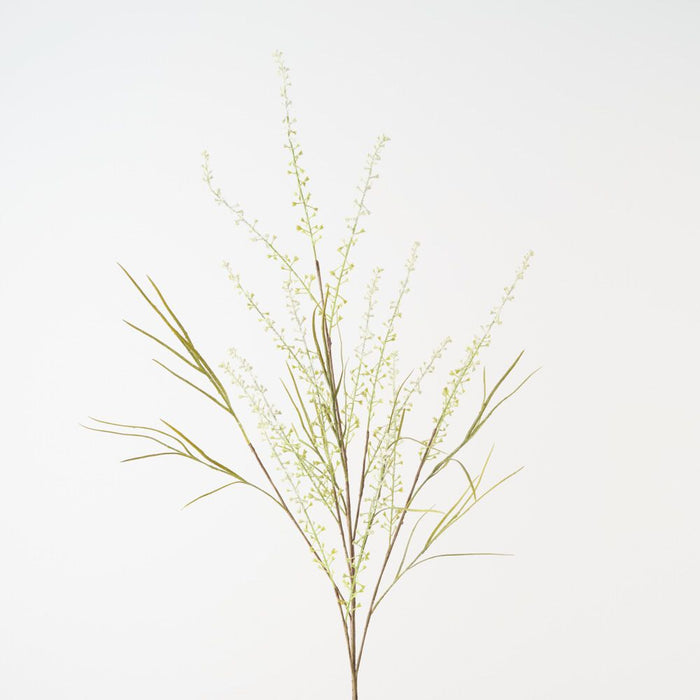 Artificial Meadow Grass Spray 145cm Green White - Pack of 12 - FLORA DESIGNS