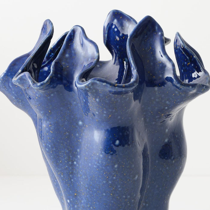 Mesa Vase 27cm Marine - FLORA DESIGNS