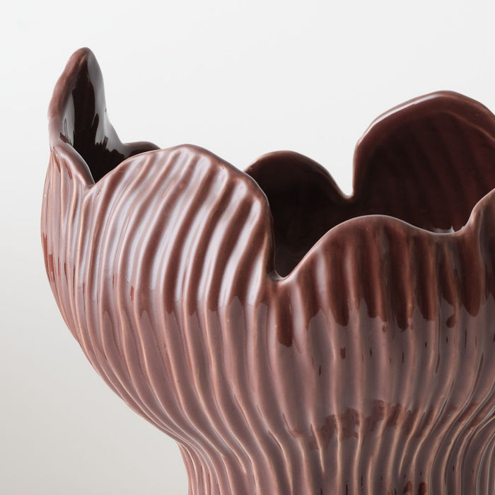 Fjord Vase 31cm Bordeaux - Pack of 12 - FLORA DESIGNS
