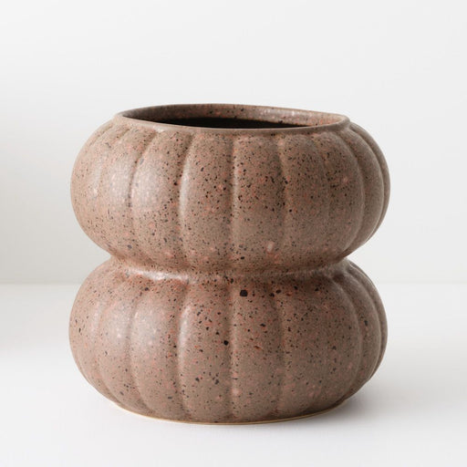 Cove Pot 21cm Fossil - FLORA DESIGNS