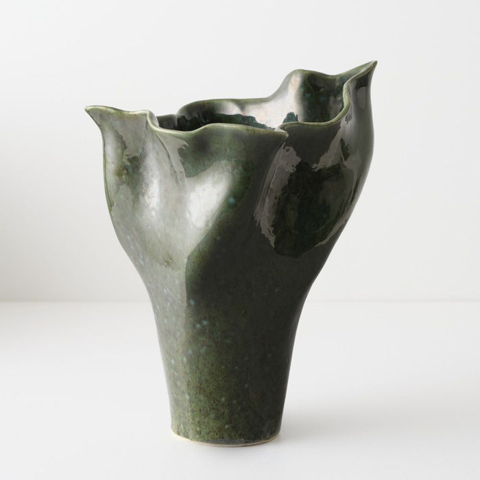 Solaris Vase 31cm Forest - FLORA DESIGNS