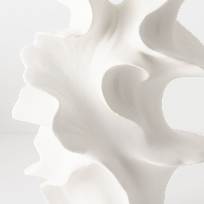 Eveline Vase 37cm White - FLORA DESIGNS
