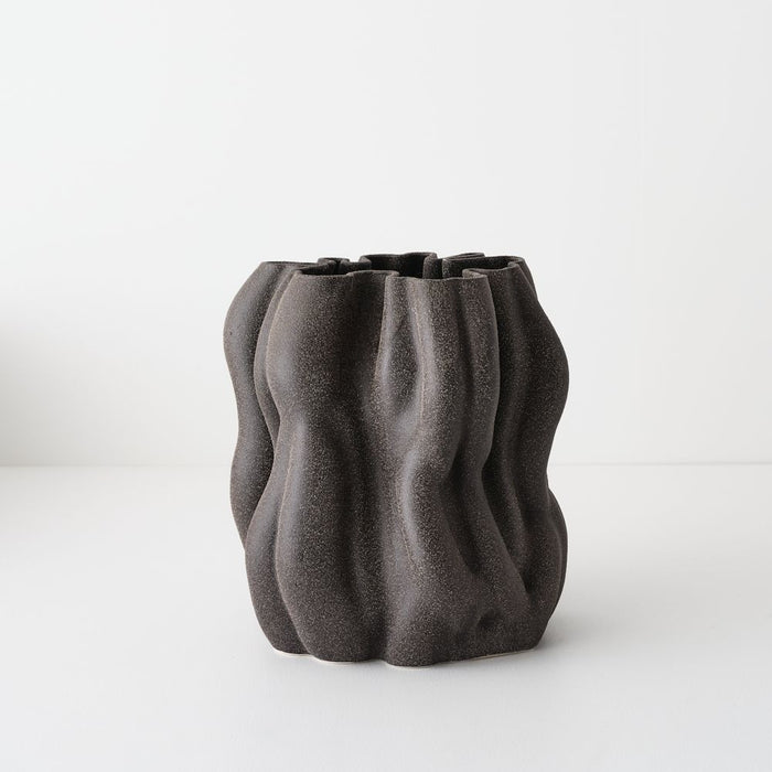 Ophelia Vase 28cm Umber - FLORA DESIGNS