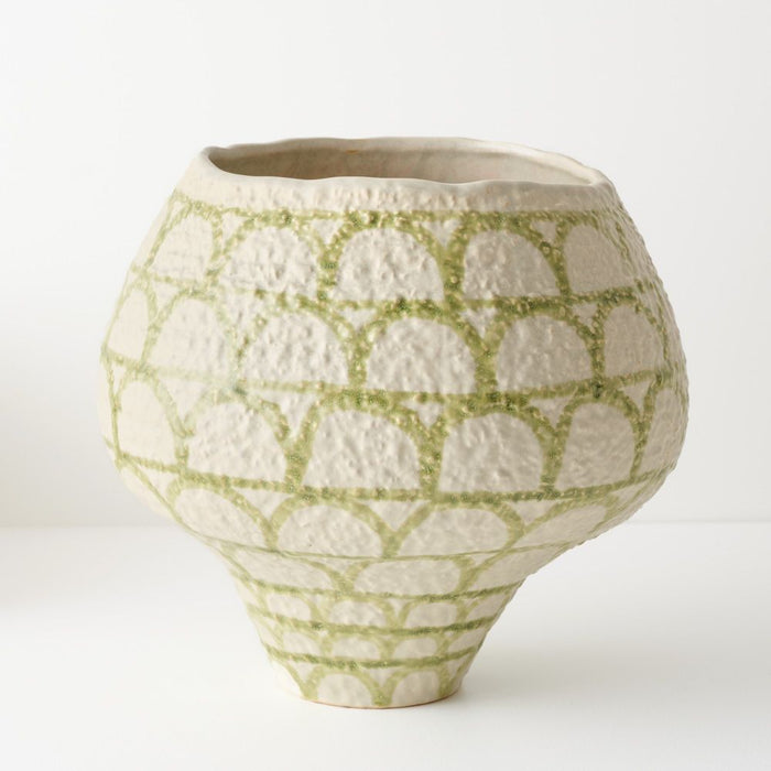 Aurora Pot 35cm Fern - FLORA DESIGNS
