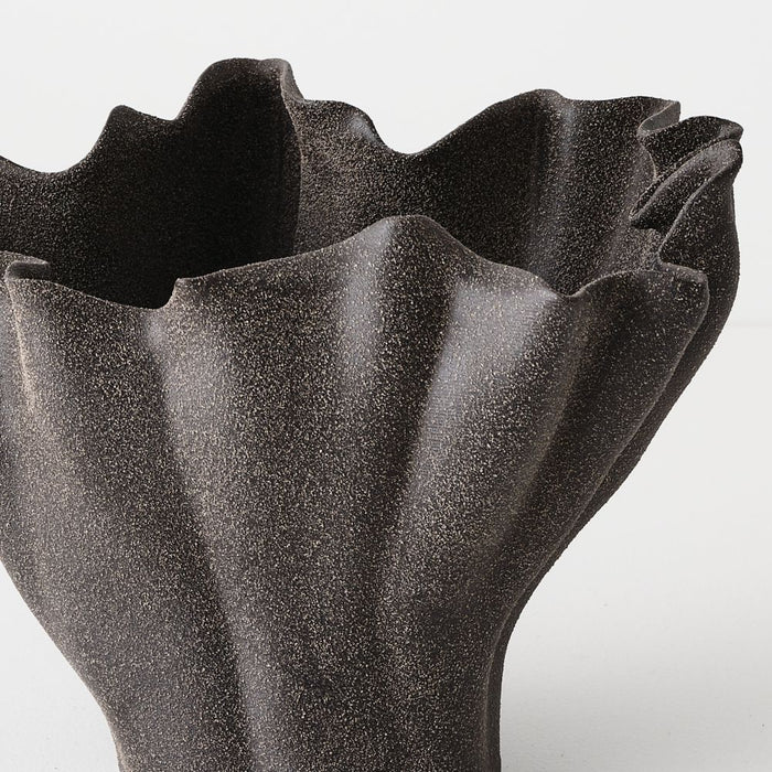Lysia Vase 26cm Umber - FLORA DESIGNS