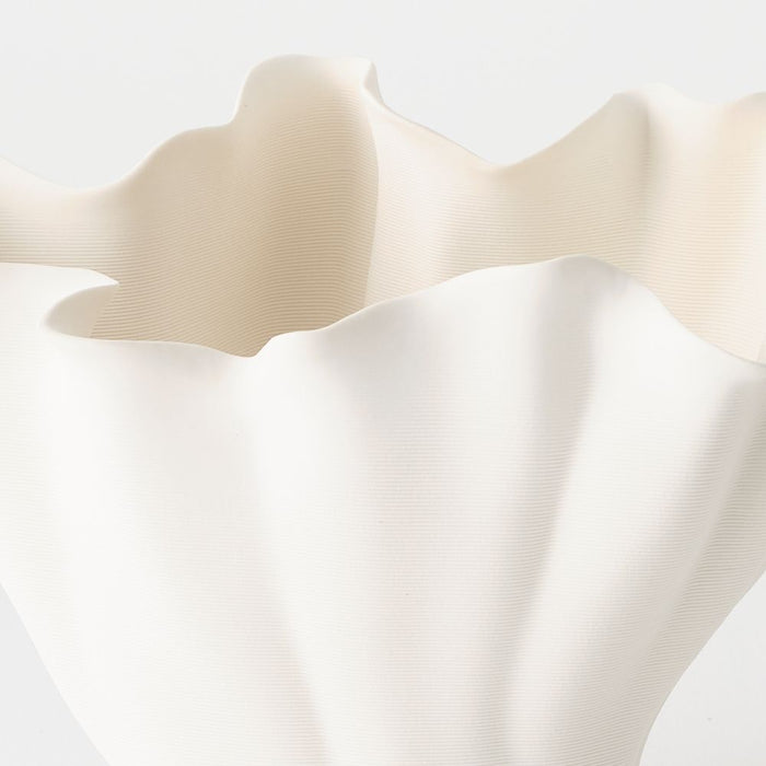 Lysia Vase 26cm White - FLORA DESIGNS