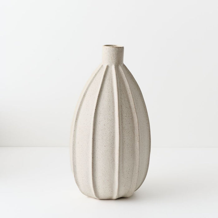 Sumi Vase 35cm Sand - FLORA DESIGNS