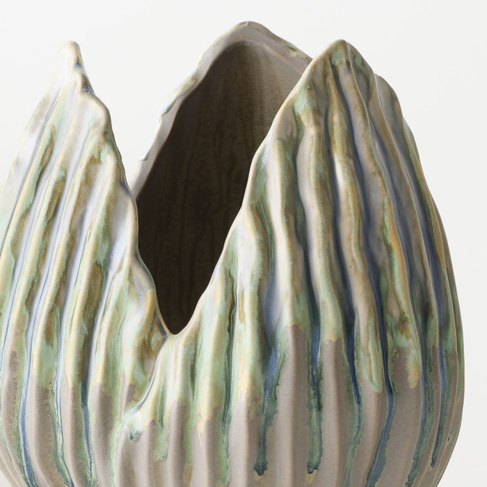 Vale Vase 30cm Leaf - Pack of 12 - FLORA DESIGNS