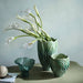 Vale Vase 35cm Leaf - Pack of 12 - FLORA DESIGNS