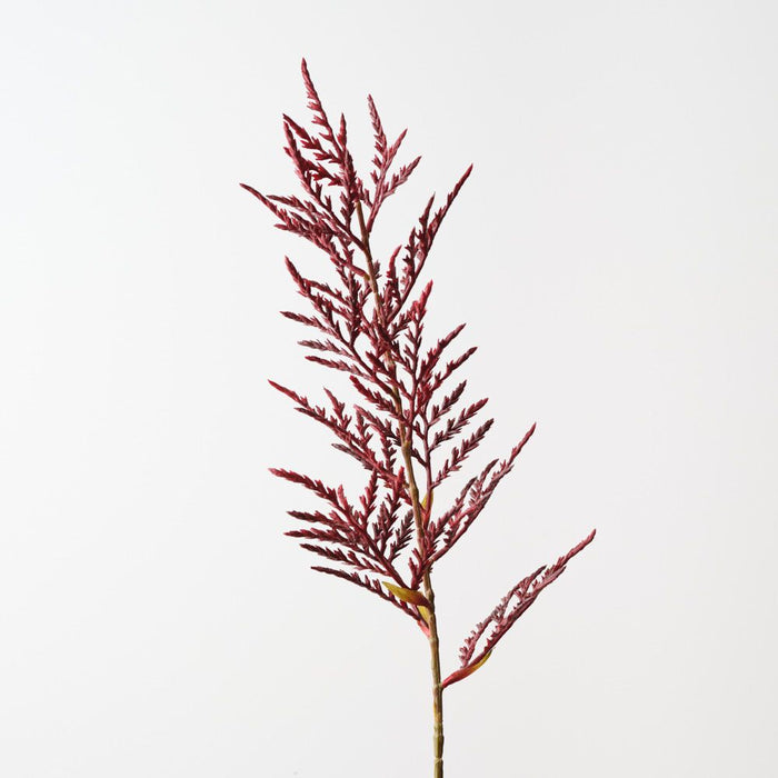 Artificial Coral Bromeliad Spray 81cm Burgundy - Pack of 12 - FLORA DESIGNS