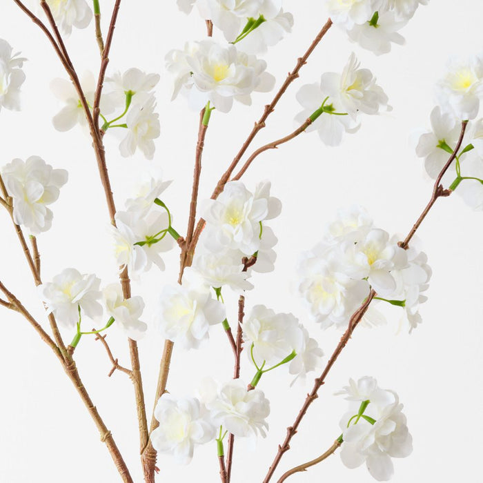 Artificial Apple Blossom 122cm White - Pack of 12 - FLORA DESIGNS