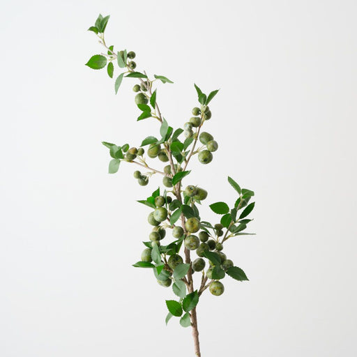 Artificial Crabapple Spray 110cm Green - Pack of 12 - FLORA DESIGNS