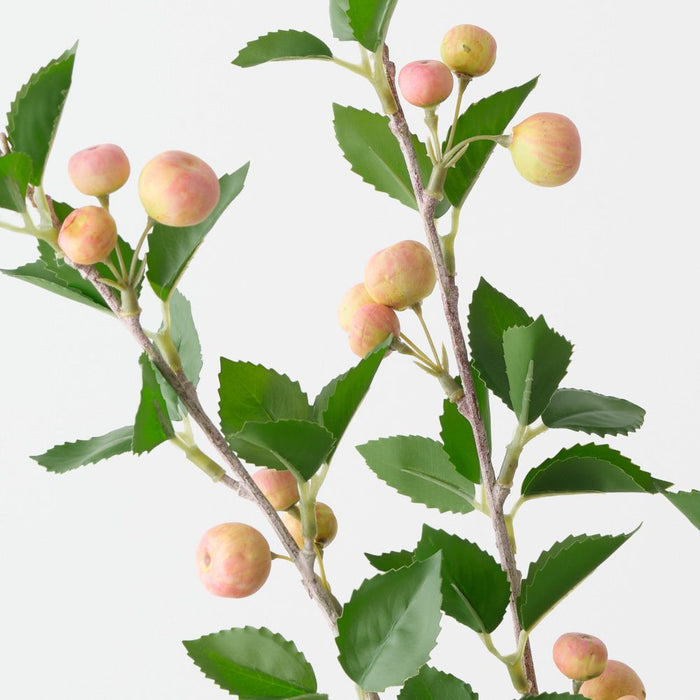 Artificial Crabapple Spray 62cm Pink Green - Pack of 12 - FLORA DESIGNS