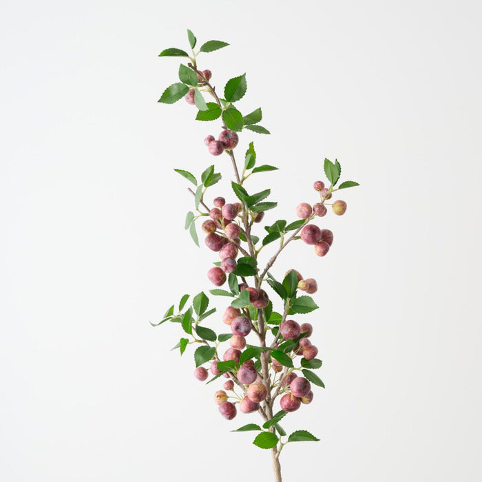 Artificial Crabapple Spray 110cm Plum - Pack of 12 - FLORA DESIGNS