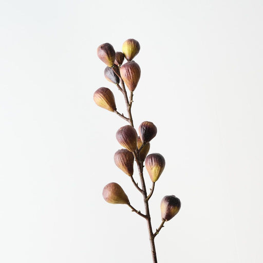 Artificial Fig Spray 92cm Eggplant - Pack of 12 - FLORA DESIGNS