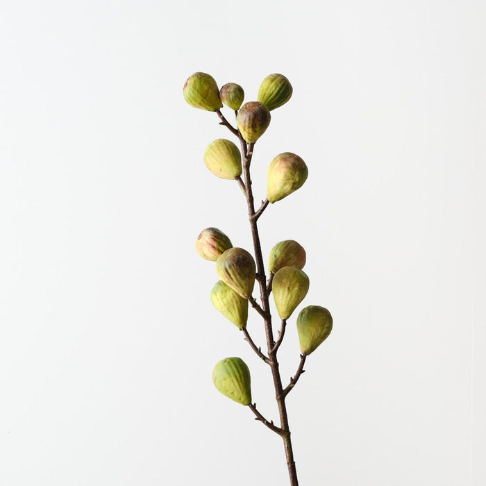 Artificial Fig Spray 92cm Green Burgundy - Pack of 12 - FLORA DESIGNS