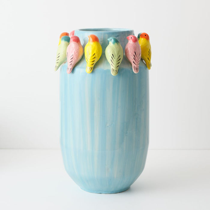 Caelum Vase 46cm Sky - FLORA DESIGNS