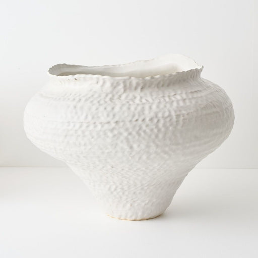 Elio Pot 47cm White - Pack of 12 - FLORA DESIGNS