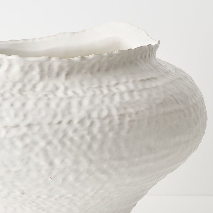 Elio Pot 47cm White - Pack of 12 - FLORA DESIGNS