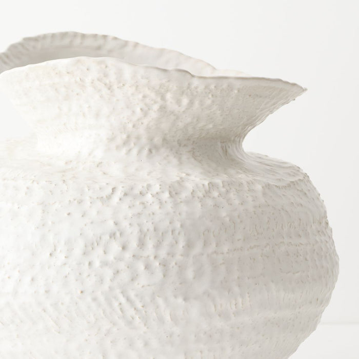 Elio Pot 36cm White - FLORA DESIGNS