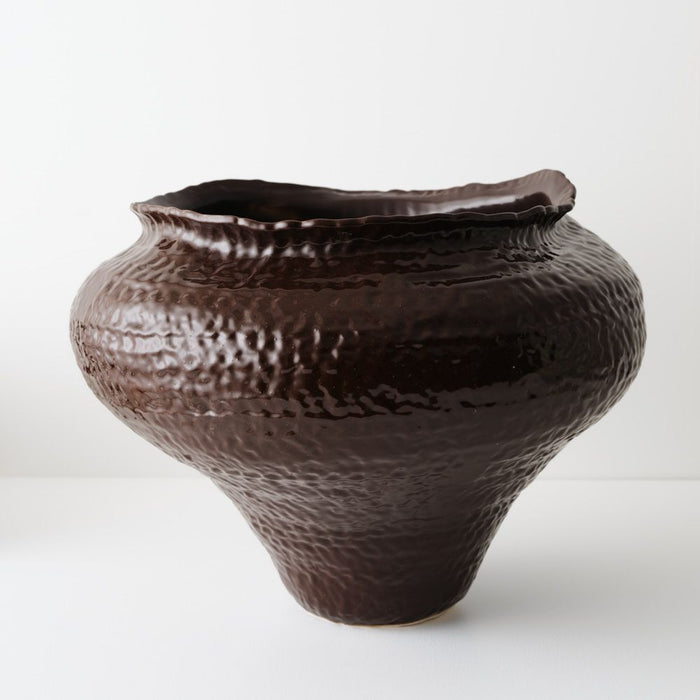 Elio Pot 47cm Truffle - Pack of 12 - FLORA DESIGNS