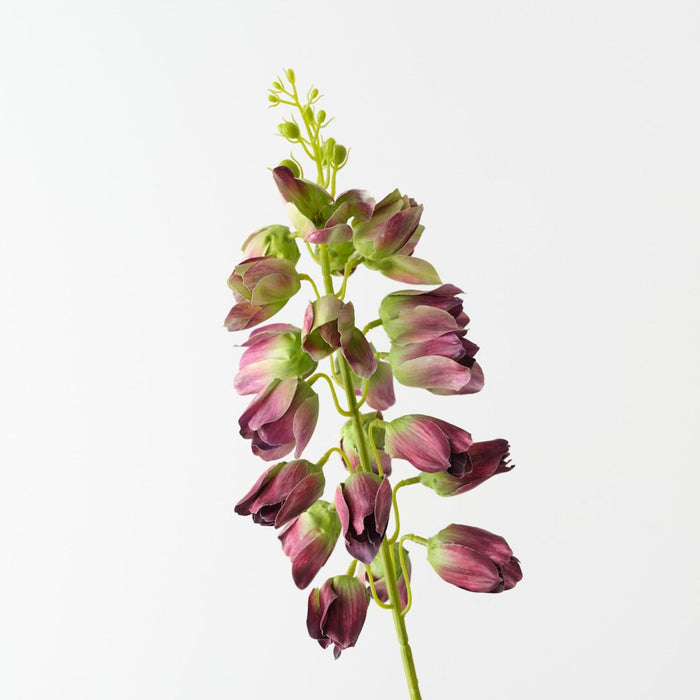 Artificial Lupine Spray 70cm Eggplant Green - Pack of 12 - FLORA DESIGNS