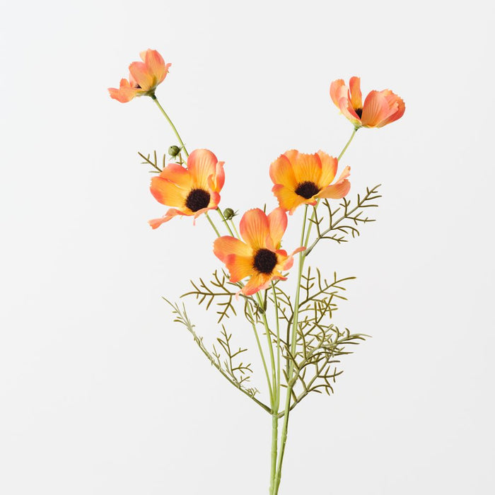 Artificial Cosmos Spray 68cm Orange - Pack of 12 - FLORA DESIGNS