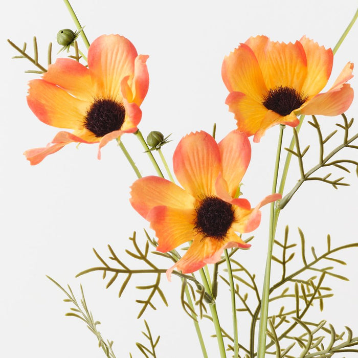 Artificial Cosmos Spray 68cm Orange - Pack of 12 - FLORA DESIGNS