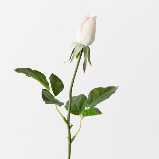 Artificial Everly Rosebud 44cm Cream Pink - Pack of 24 - FLORA DESIGNS